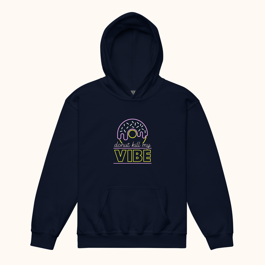 Donut Kill My Vibe Kids Heavy Blend Hoodie